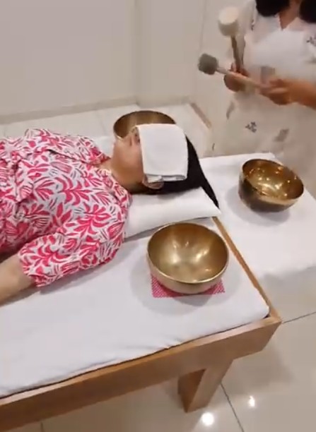 Sound therapy session